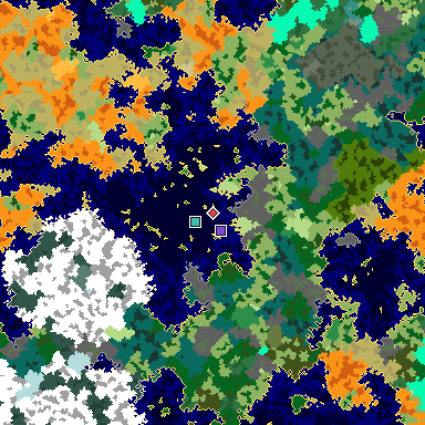 Map of Minecraft seed -844433999025166994 around spawn