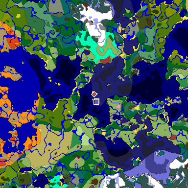 Map of Minecraft seed -860318904055152668 around spawn