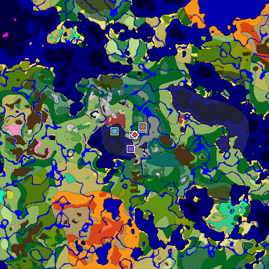 Predicted biome map of Java 26.3 seed 6924013602982210146 around estimated spawn
