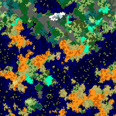 Map of Bedrock seed -1759834361 around the world origin