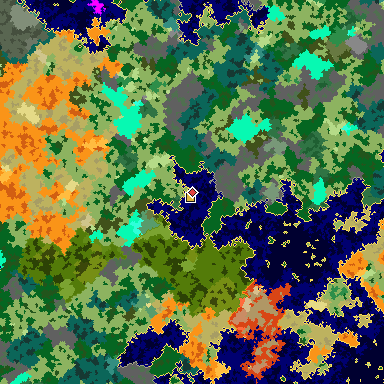 Map of Bedrock seed 1982364552 around the world origin