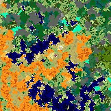 Map of Bedrock seed 1431304897 around the world origin