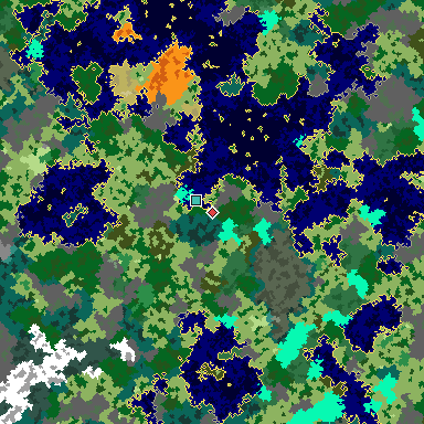 Map of Bedrock seed 1172508655 around the world origin