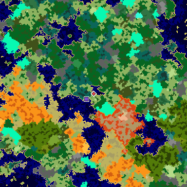 Map of Bedrock seed 522462826 around the world origin