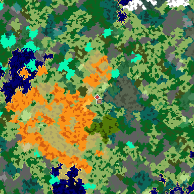 Village Seeds — example Bedrock seed map
