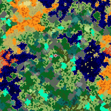 Map of Bedrock seed -1470670972 around the world origin